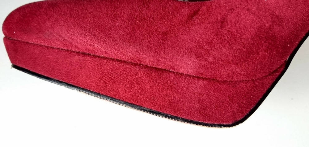 Ruby Red Platform Pumps - Picture 8 of 16